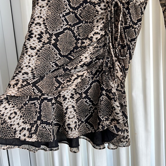 Twig - snake-skin looking pattern dress - size small - Picture 3 of 9